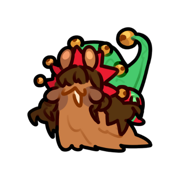 Christmas Elf Snail